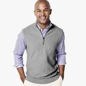 Quarter-Zip Sweater Vest image number null