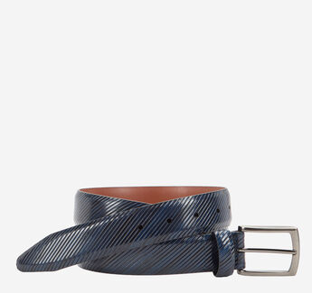 Diagonal-Etched Belt