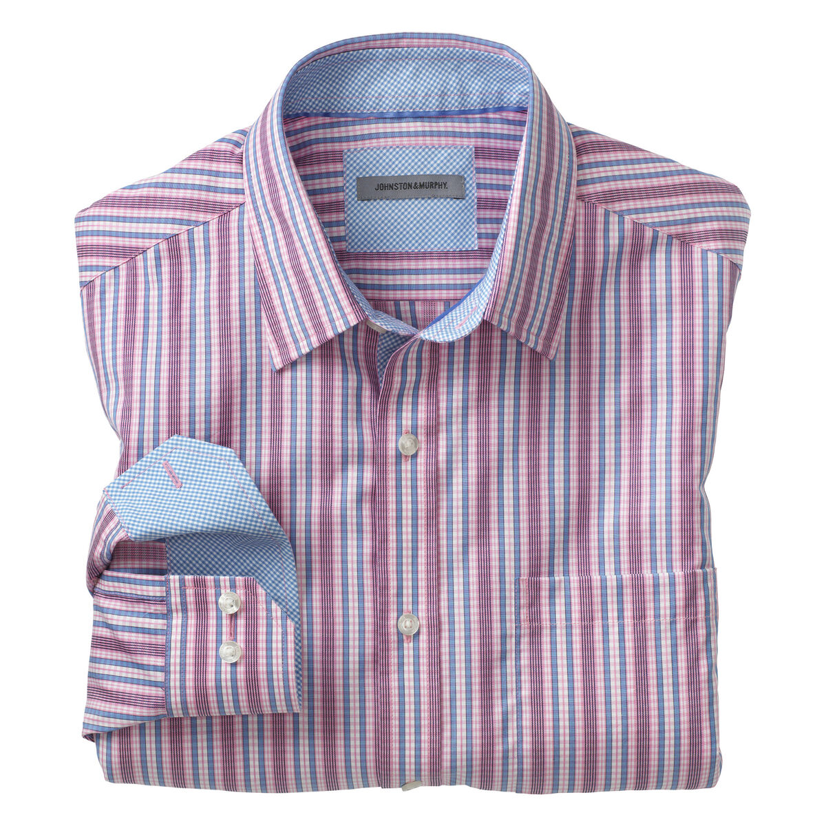 Tailored Fit Convertible-Cuff Shirt image number null