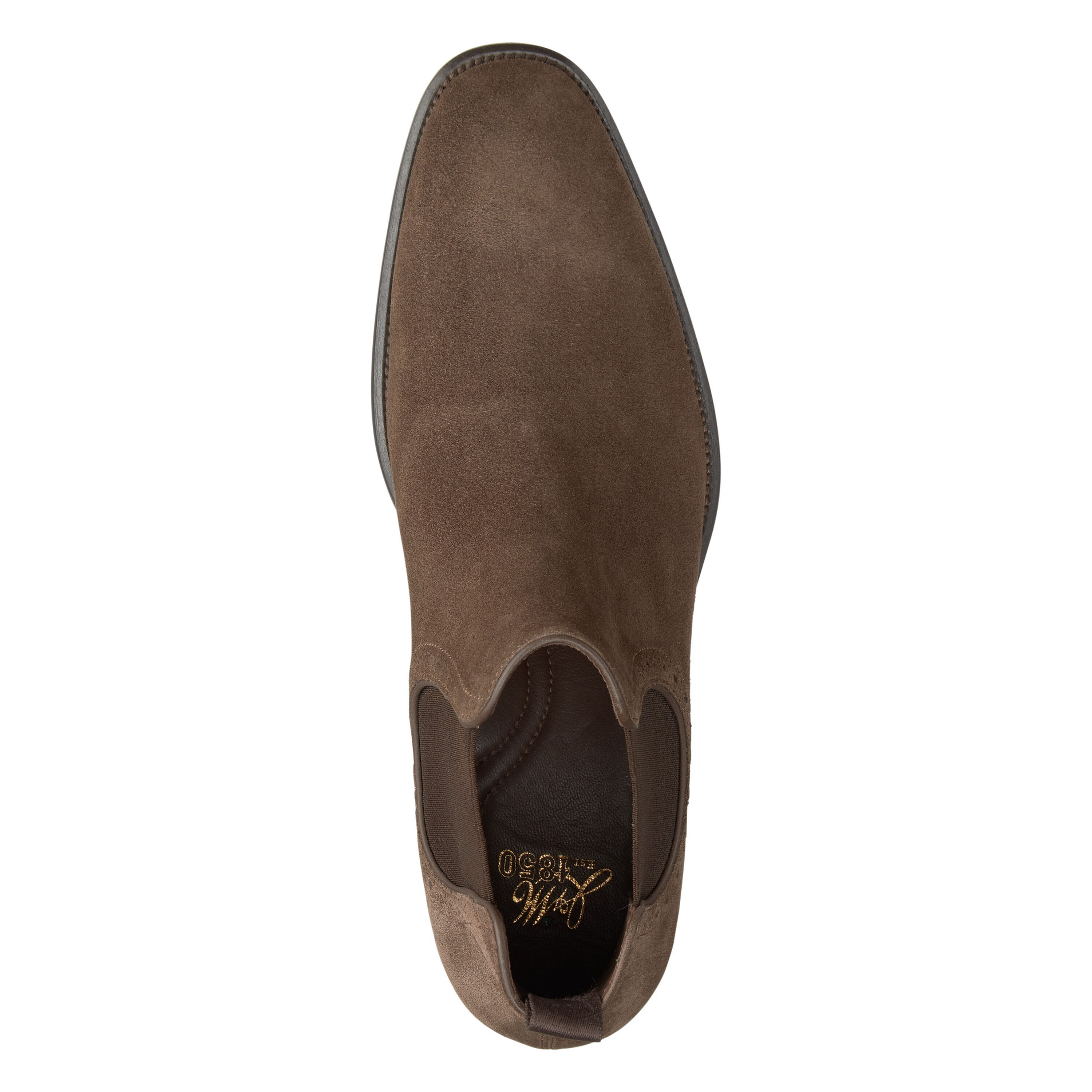 Johnston and Murphy Maxwell Chelsea Boot Size 10.5 Navy Blue Suede Johnston & Murphy Mens Size 8M Blue Suede Pull On Casual  main image 2