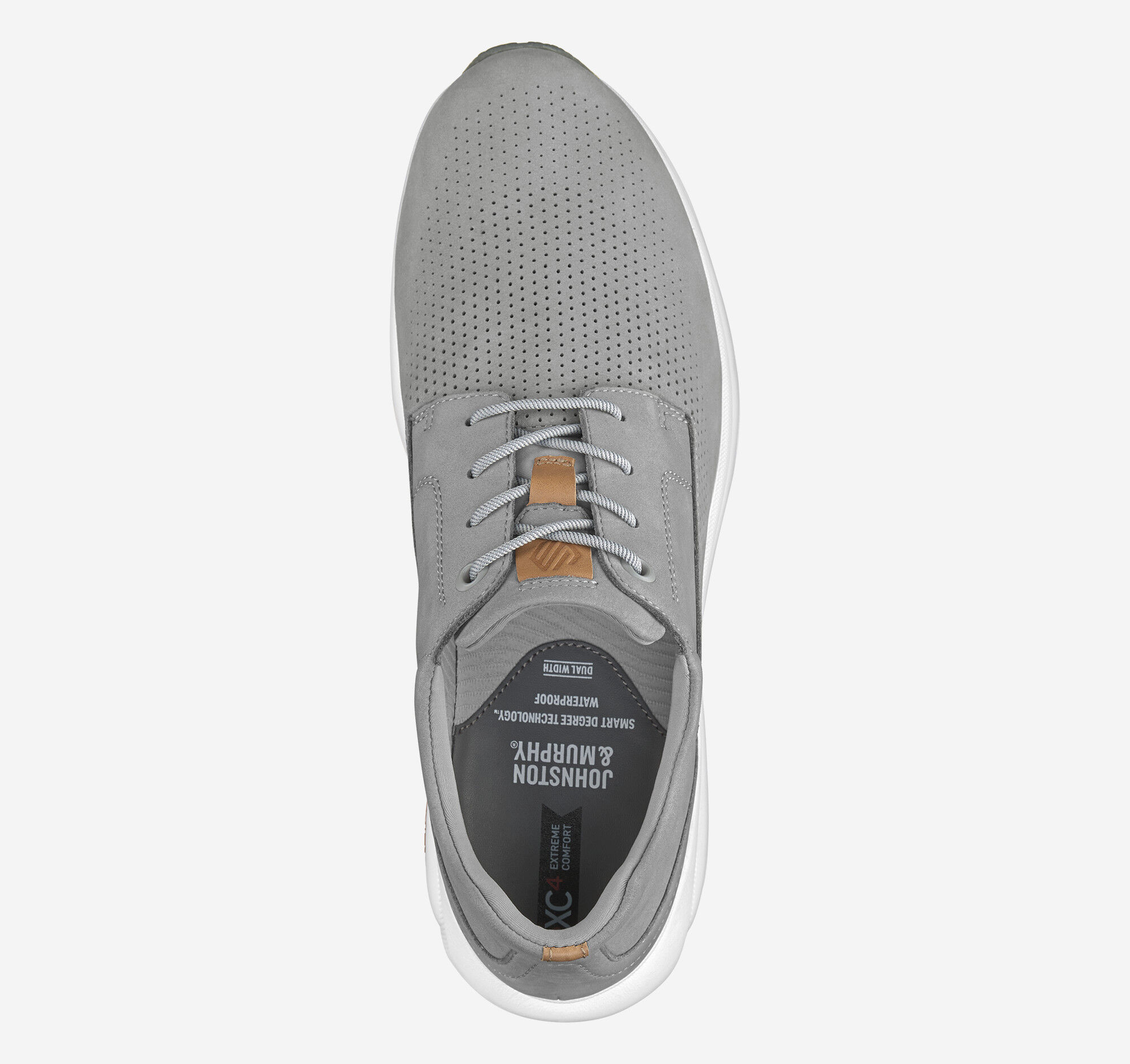 Men's XC4® TR3-Luxe Hybrid in Gray Waterproof Nubuck | Johnston