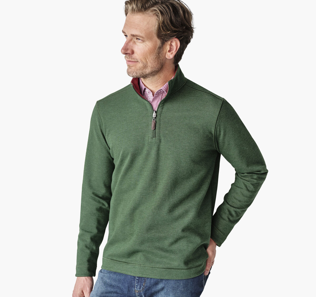 Icon Reversible Quarter-Zip image number null