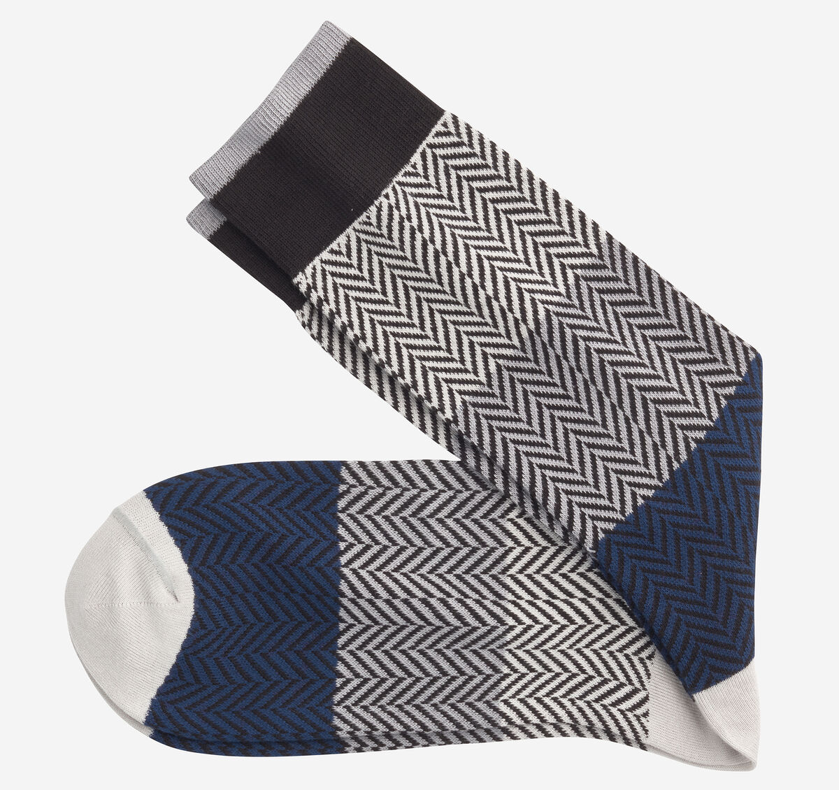 Chevron Colorblock Socks image number null