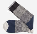 Chevron Colorblock Socks image number null