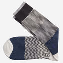 Chevron Colorblock Socks image number null