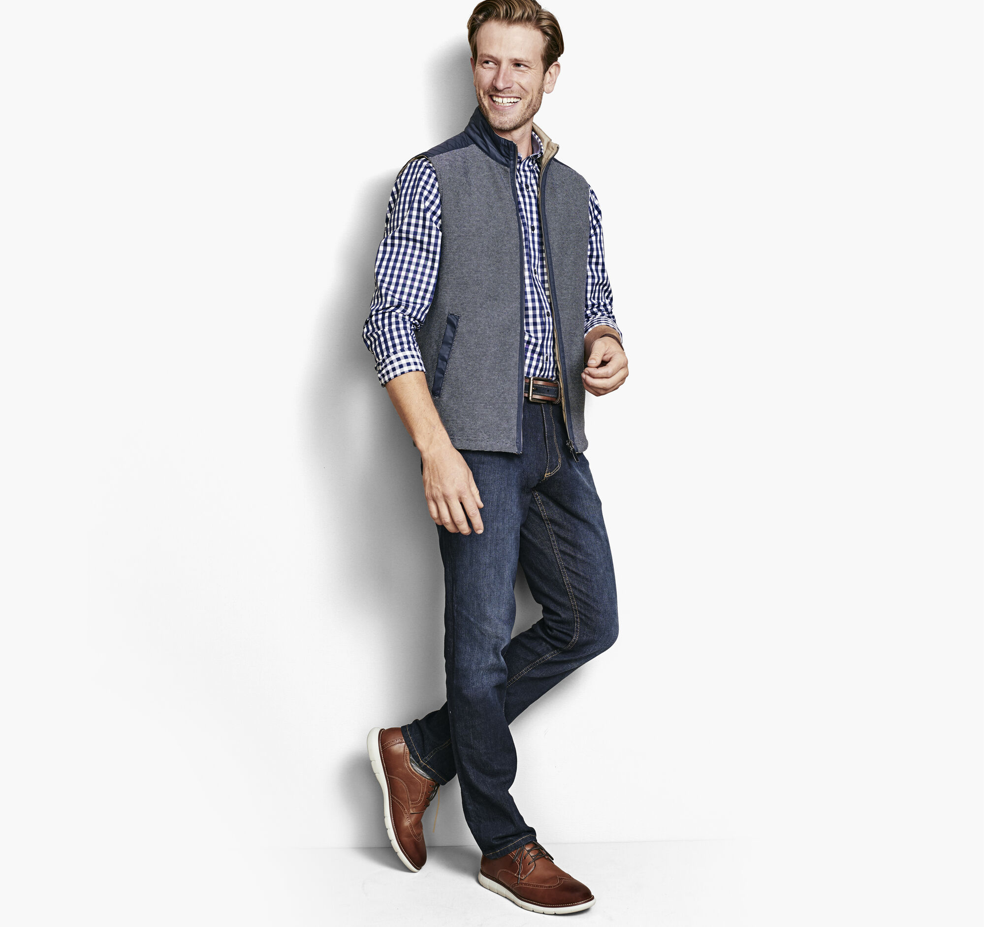 Reversible Vest Johnston & Murphy