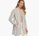 Snakeskin-Pattern Cardigan image number null