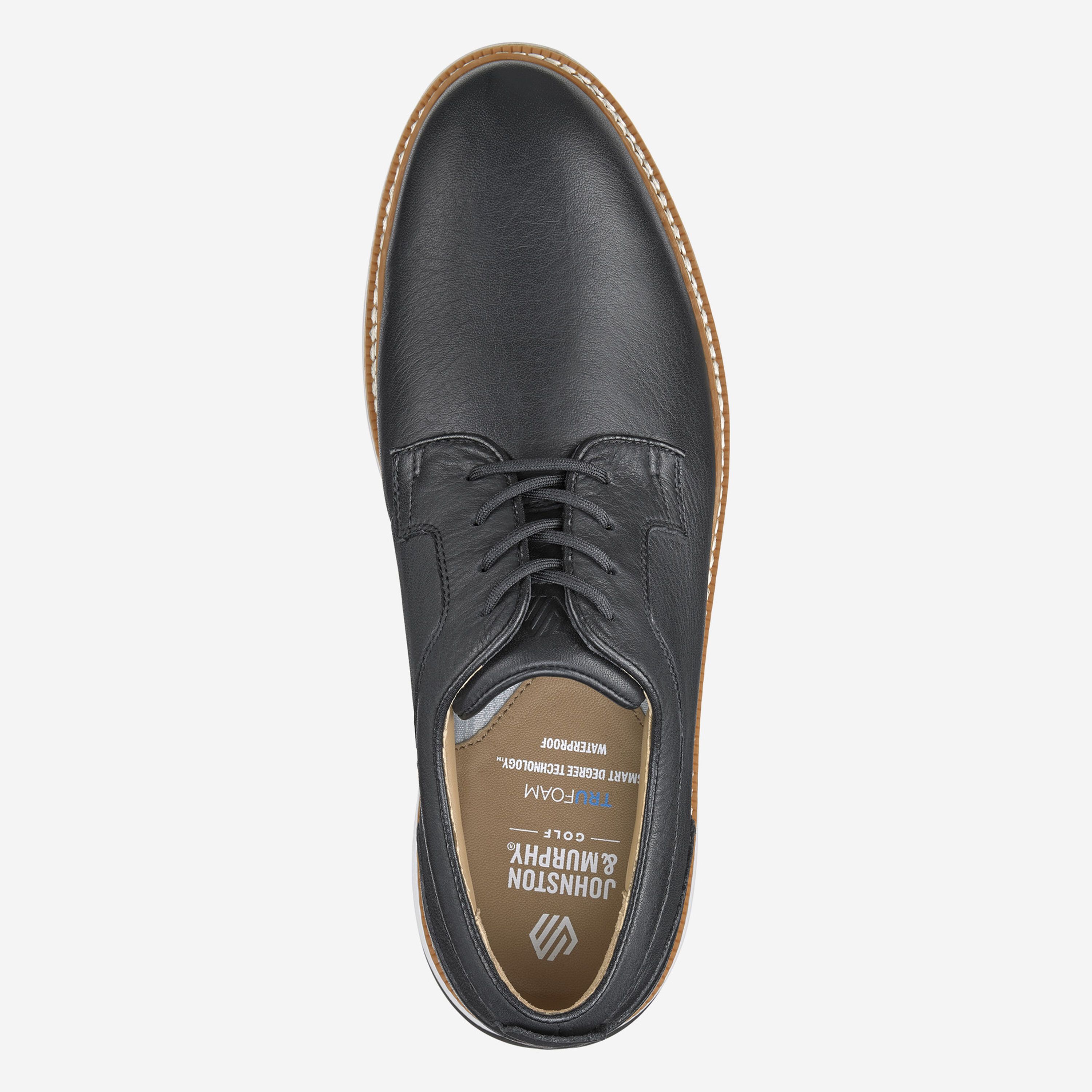 Johnston & Murphy Upton GL1 Dress/ Golf  Luxe Hybrid Shoe Johnston & Murphy Upton GL1 Luxe Hybrid White Waterproof  main image 2