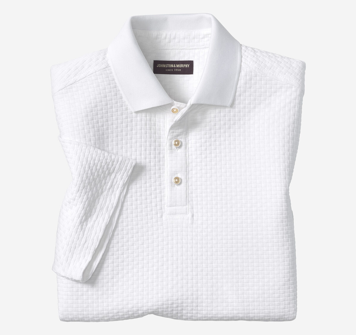 Tilson Textured-Weave Polo image number null