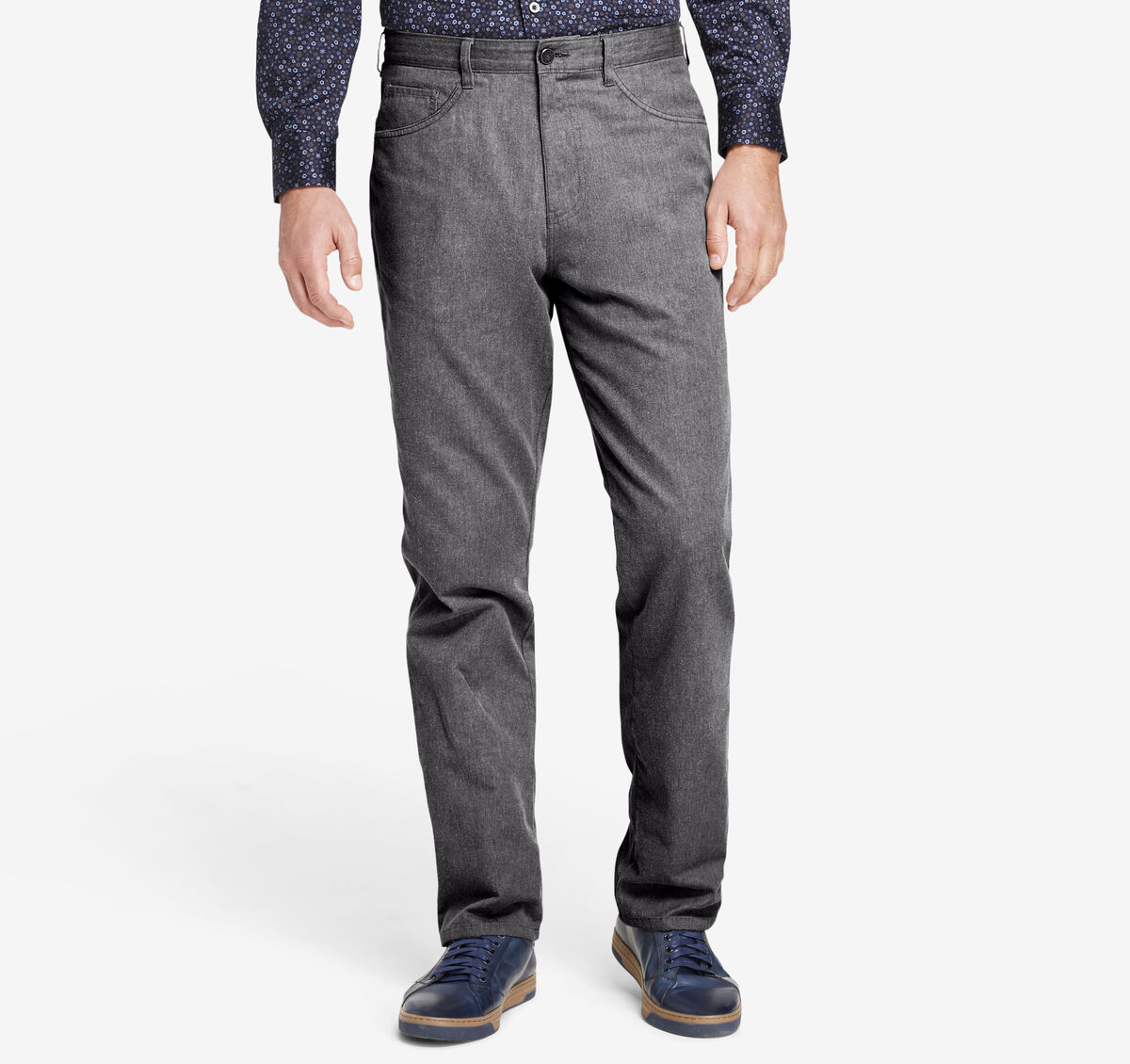 Regular Fit Brushed Heather Pants image number null