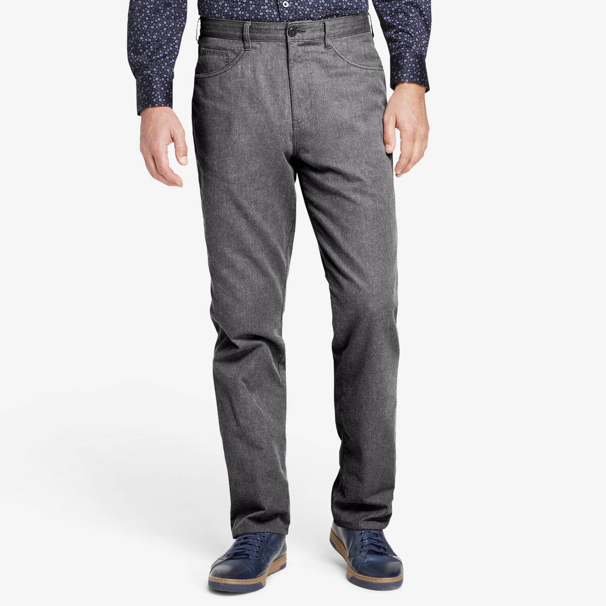 Regular Fit Brushed Heather Pants image number null