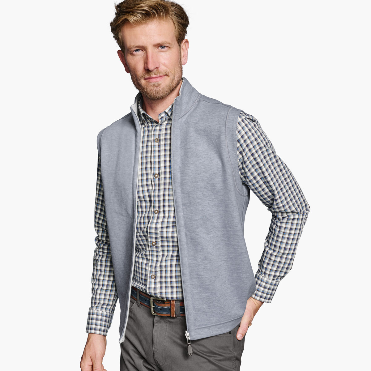 Reversible Solid Vest image number null