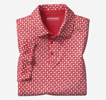 Game Day XC+&trade; Helmet-and-Football Print Polo