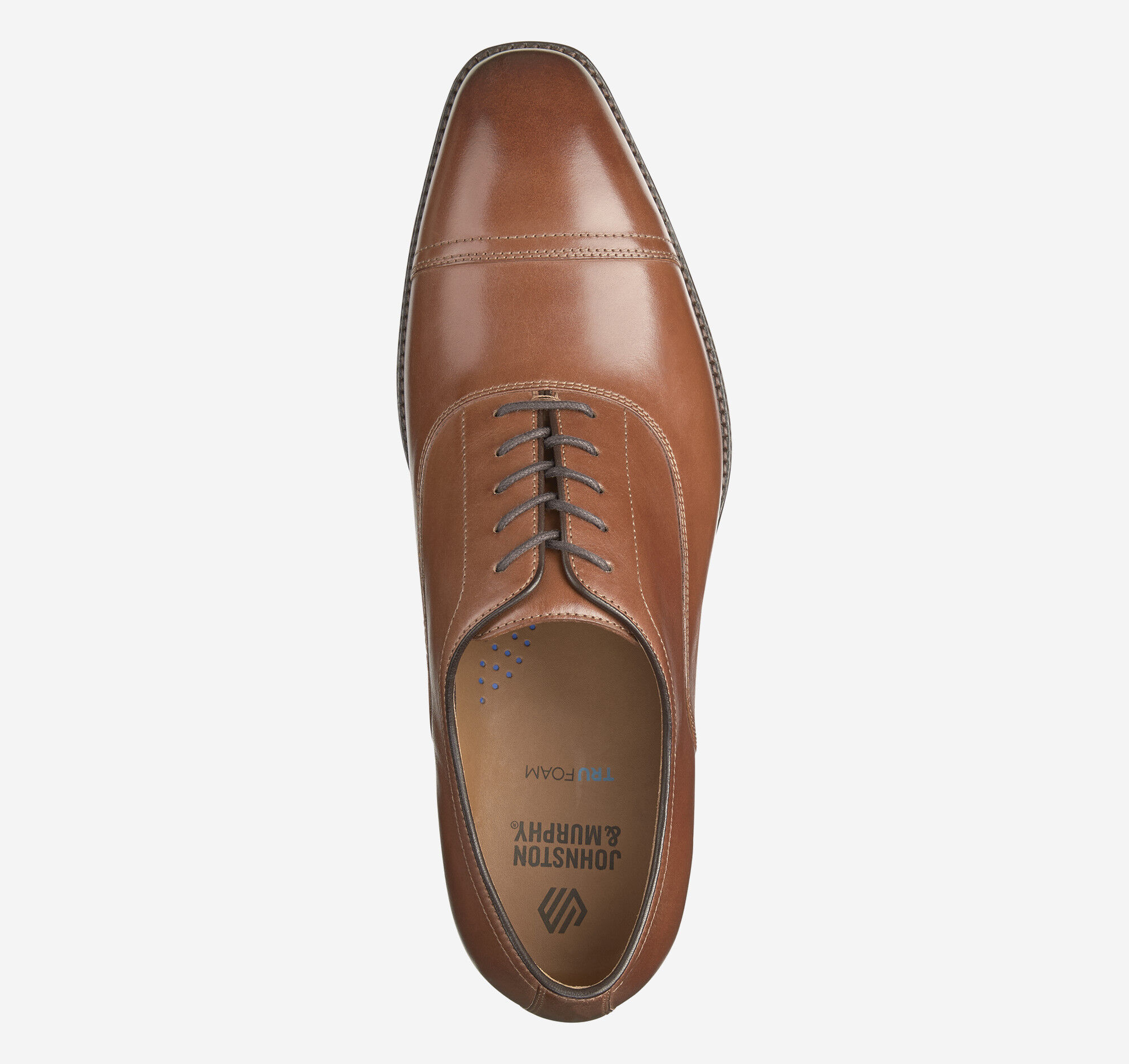 Men's Sullivan Cap Toe in Tan Italian Calfskin | Johnston & Murphy