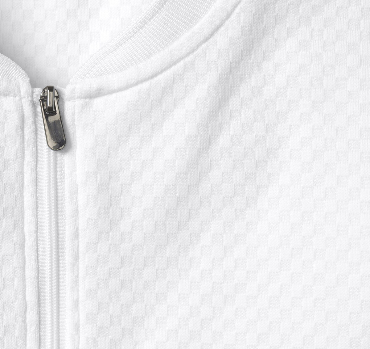 Gavin Zip Jacquard Polo image number null