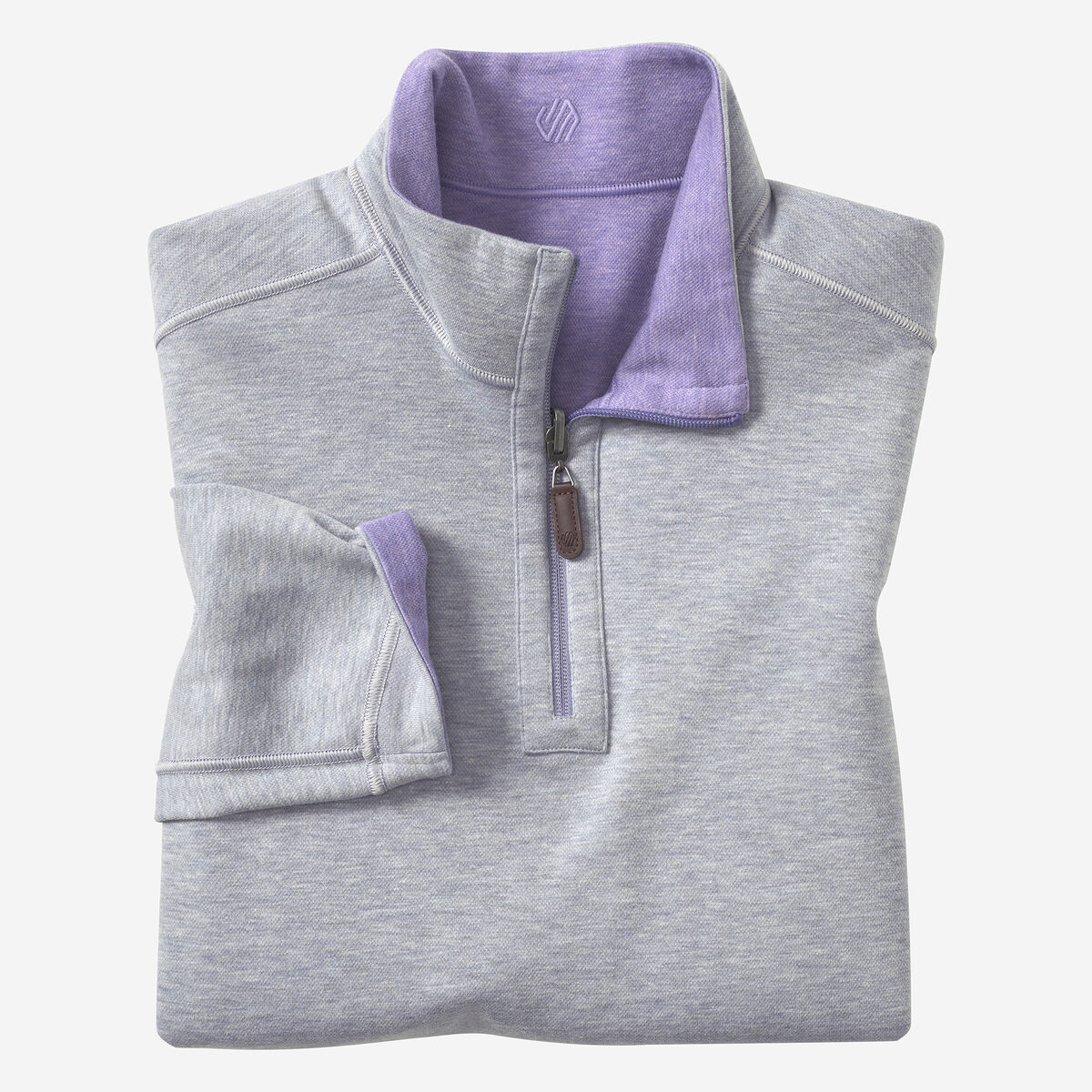 Icon Reversible Solid Quarter-Zip image number null