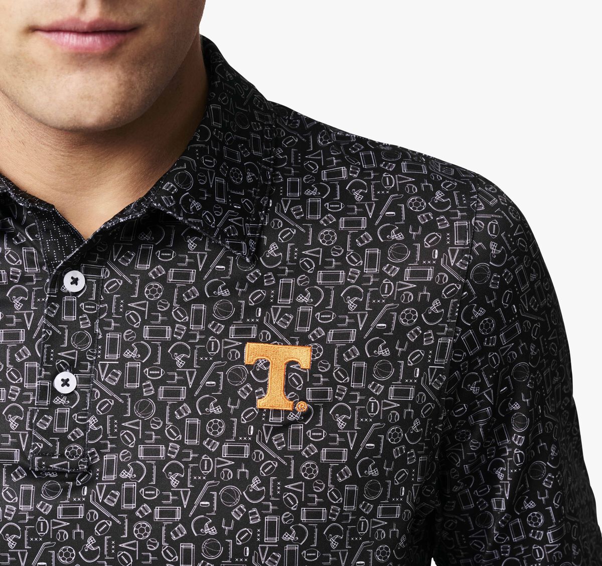 Collegiate XC+&shy;&trade; Multi Sport Print Polo image number null