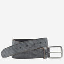 Washed Basketweave Embossed Belt image number null