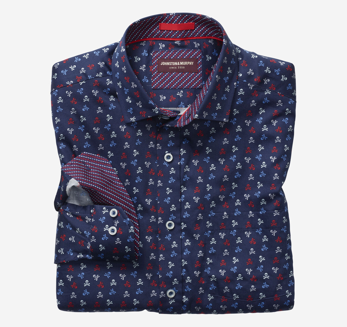 Skull Print Shirt image number null
