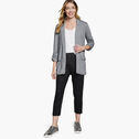 Mélange Knit Blazer image number null
