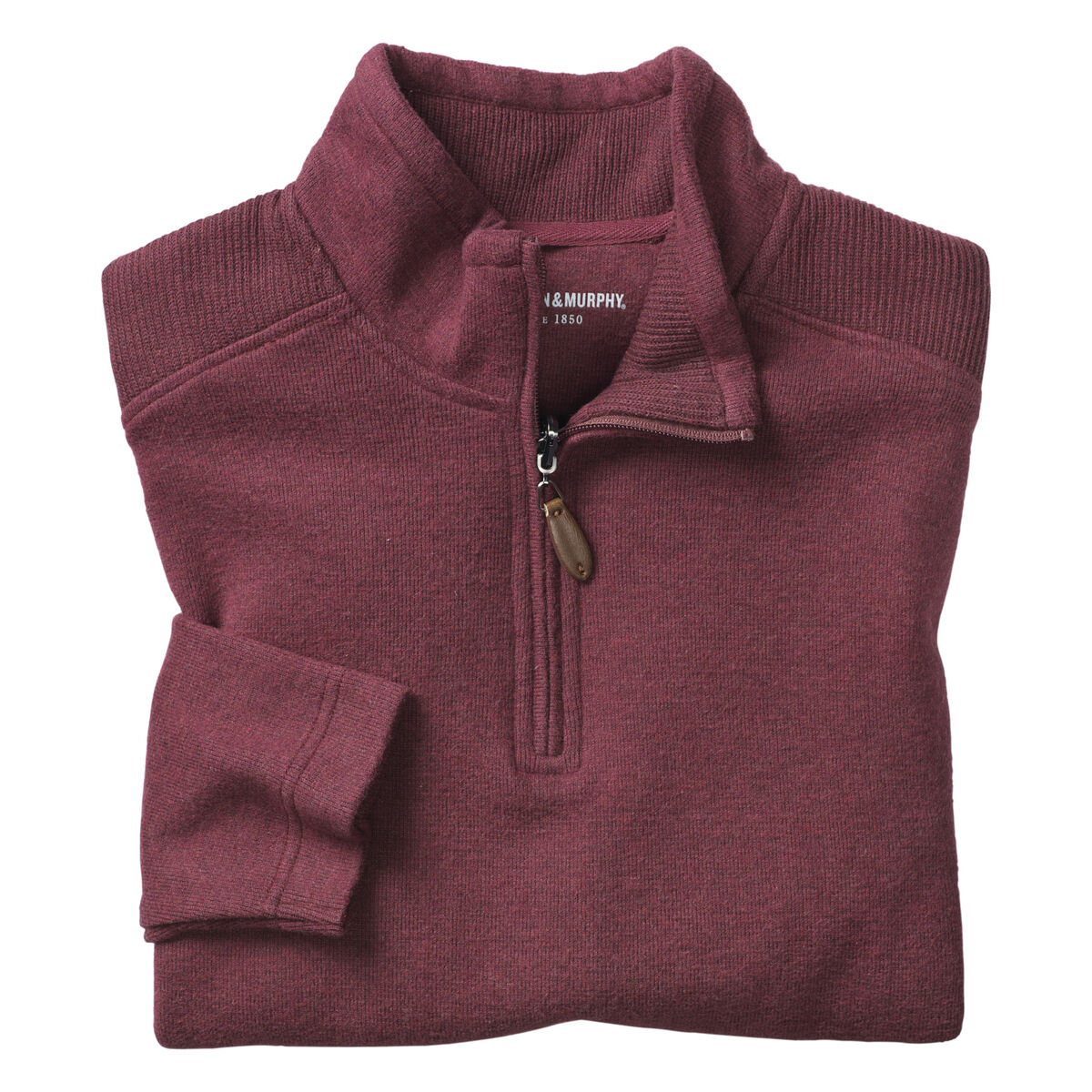 Ribbed Quarter-Zip image number null