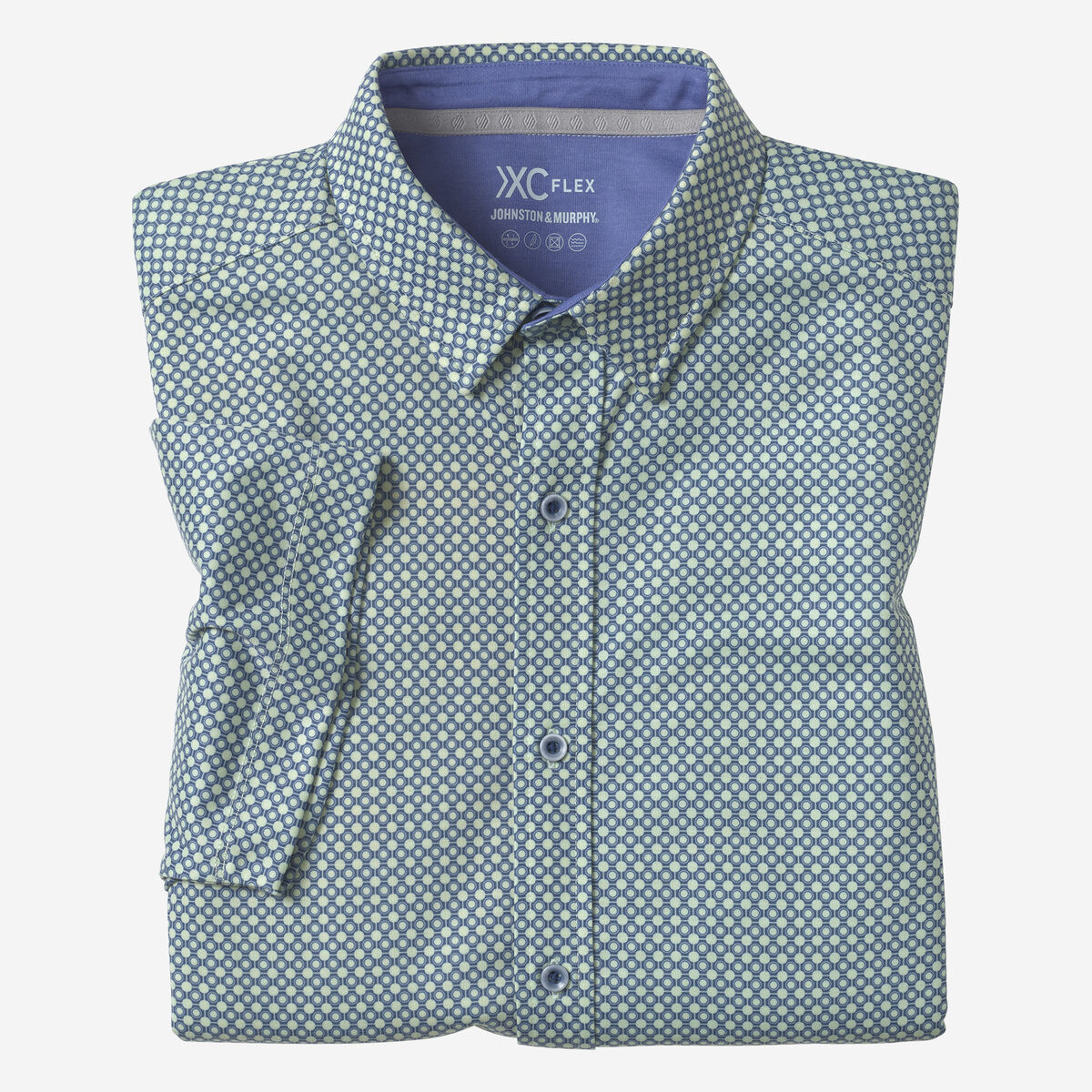 XC Flex® Short-Sleeve Print Knit Shirt image number null