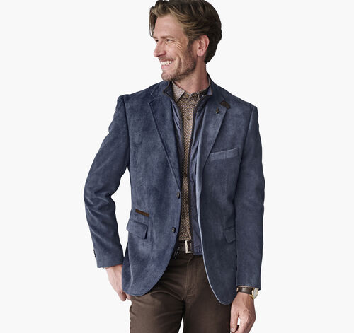 Harding Bib Blazer - Navy Plush