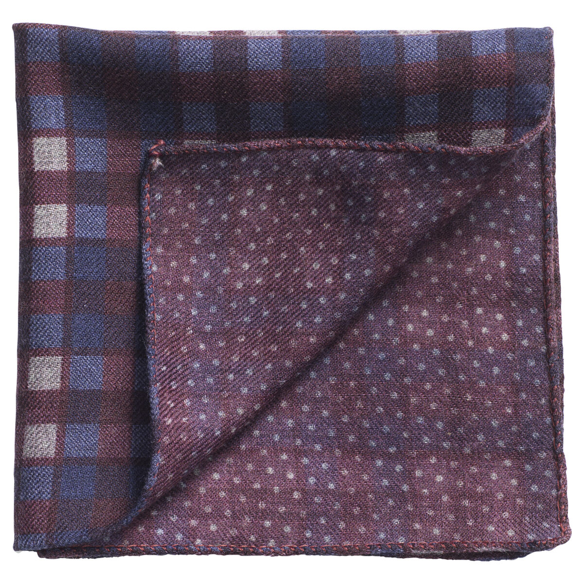 Gingham Dot Pocket Square image number null