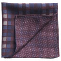 Gingham Dot Pocket Square image number null