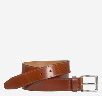Glazed Leather Belt