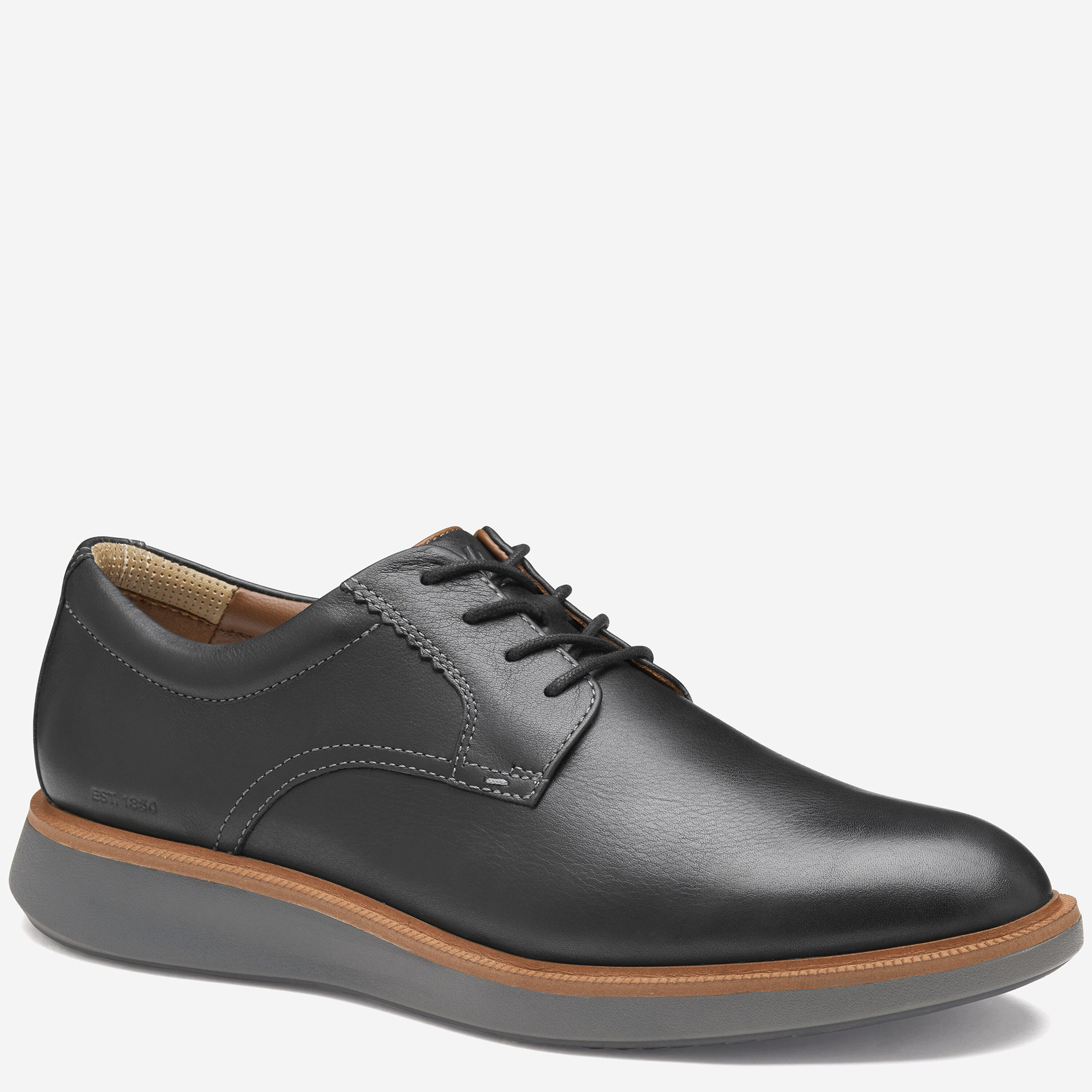 Mens Johnston & Murphy XC+ Parker Plain Toe Oxford in Black Leather. 20-4383 Amazon.com: Johnston & Murphy Men main image 3