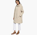 Trench with Pleated Hood image number null