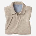 Basketweave V-Neck Polo image number null