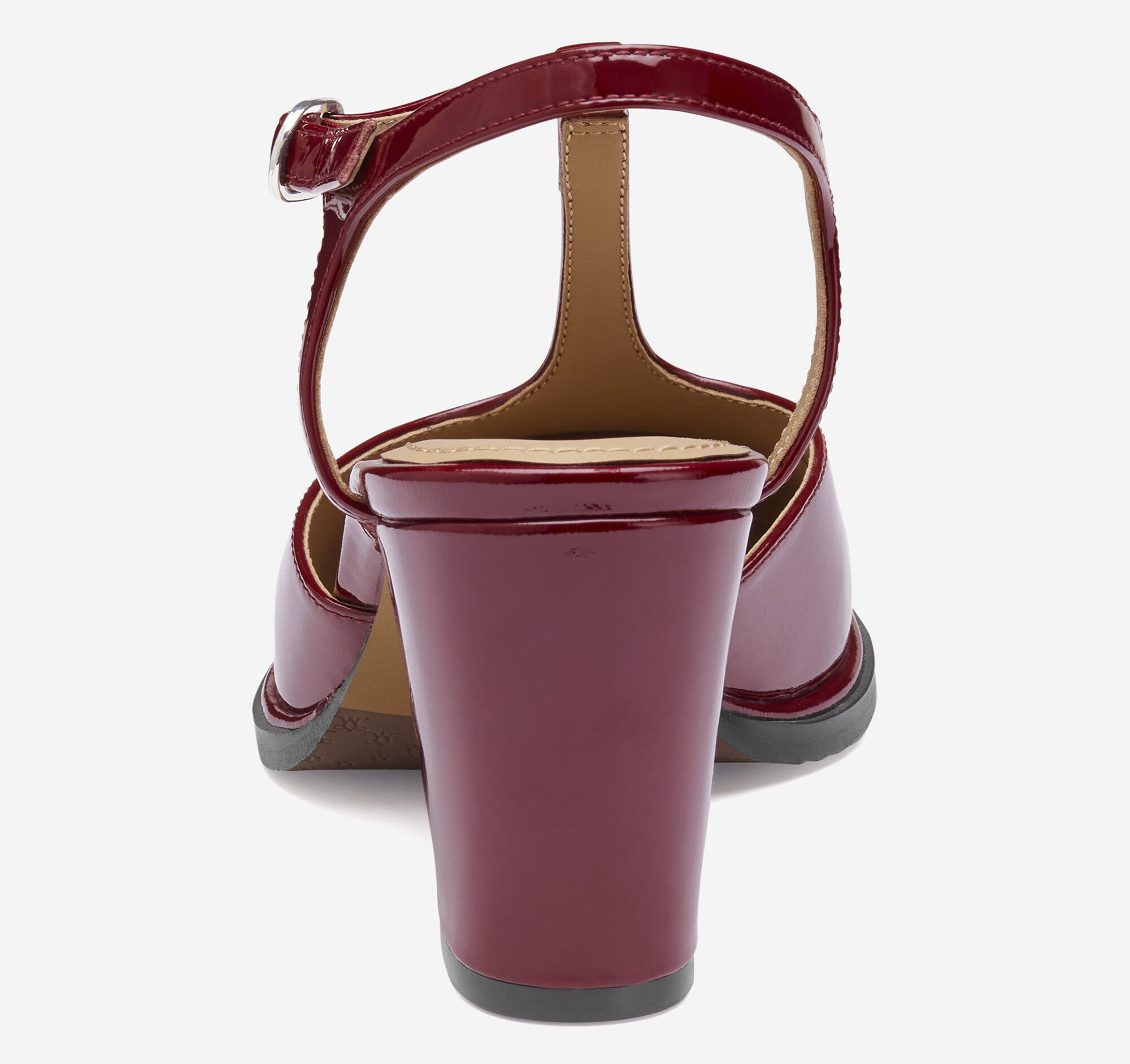 Women's Amy T-Strap Pump in Red Patent Leather | Johnston & Murphy