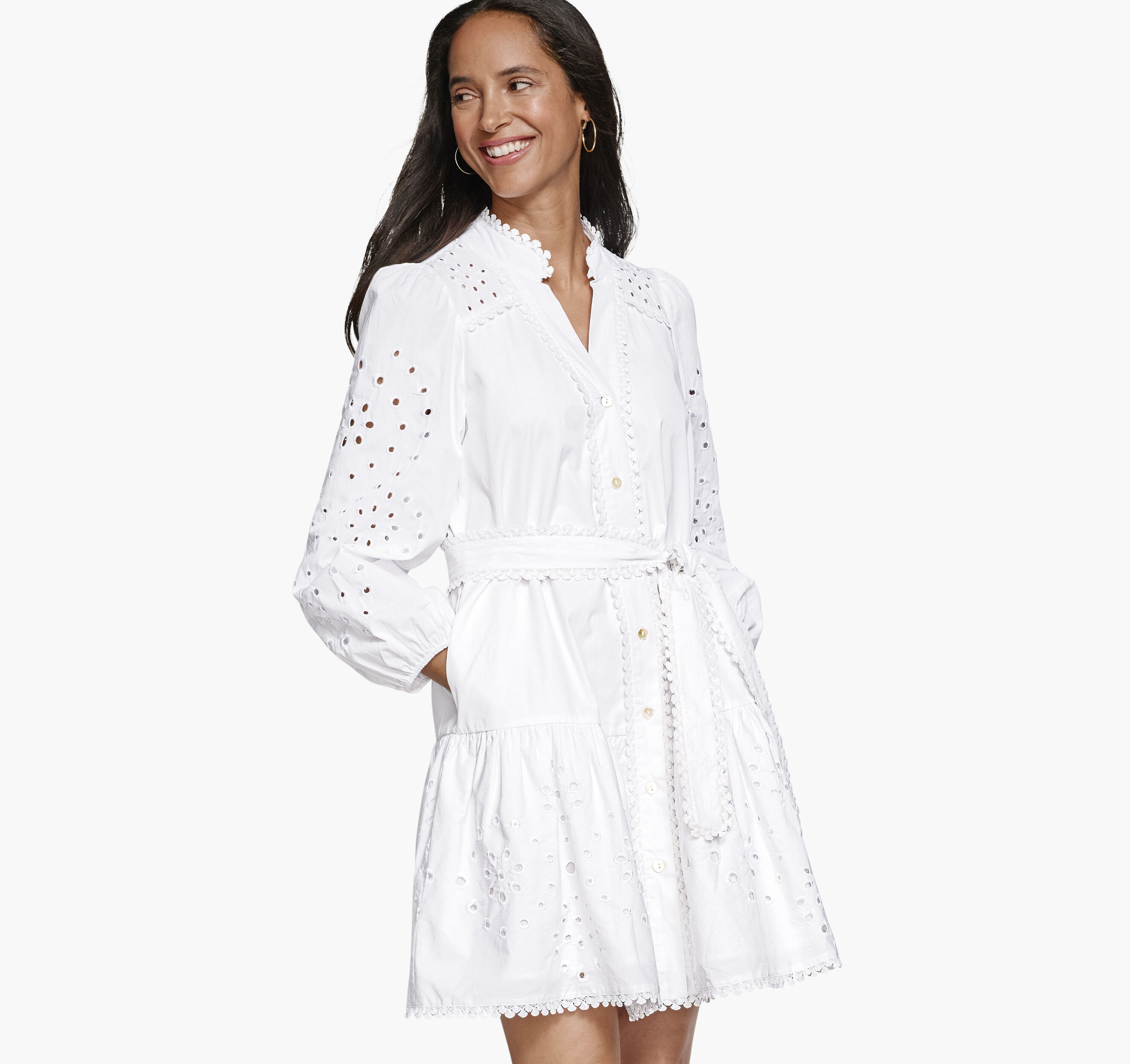 jersey crepe dress Robe Drapée En Jersey Crêpe Blue main image 0