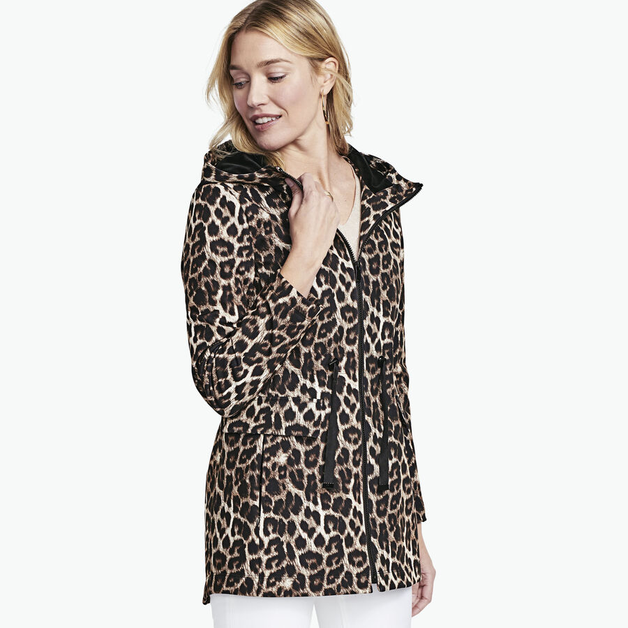 Animal-Print Soft Shell Jacket image number null