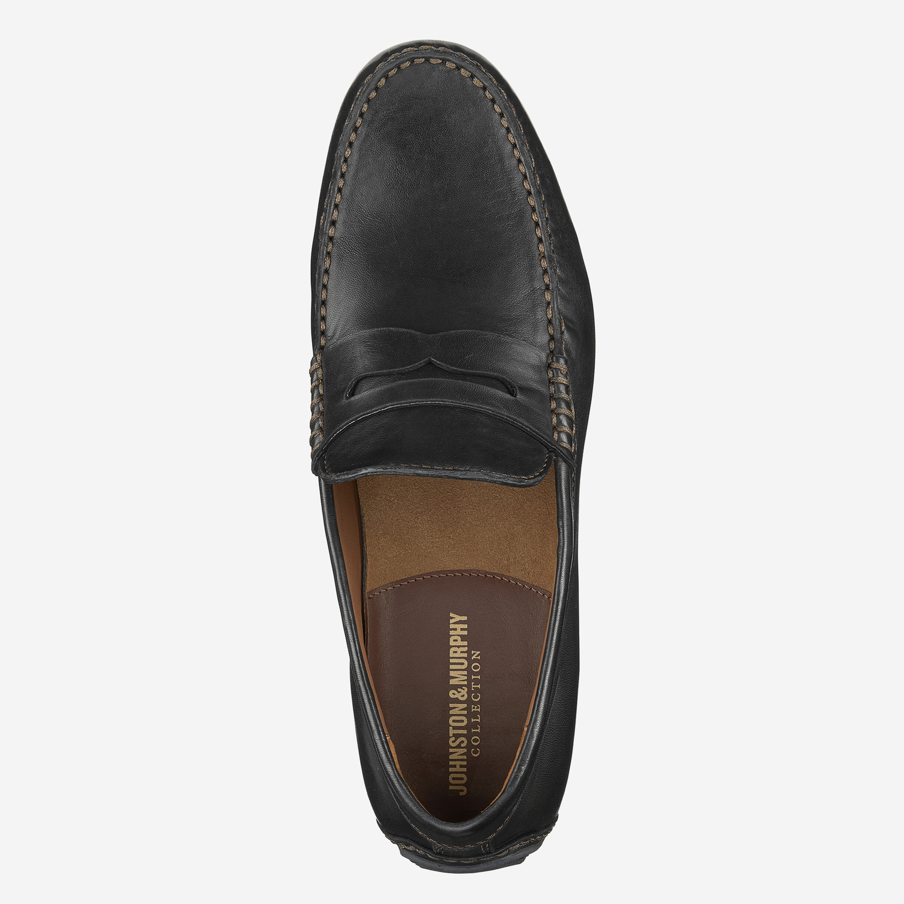 Johnston & Murphy Black Leather Penny Loafer Signature Series 15 7061 -  Men\'s 9 Men main image 4