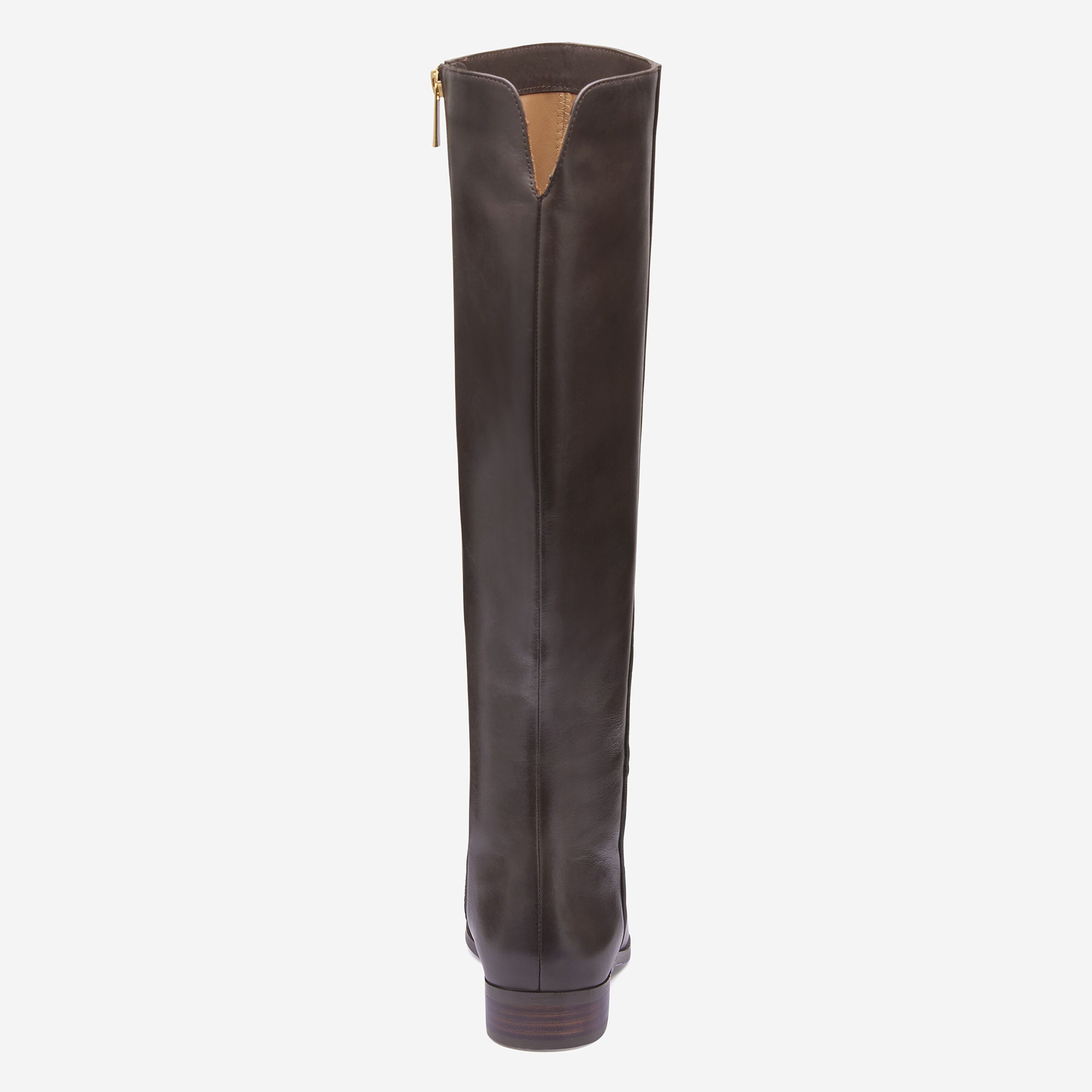 Women's Tinsley Riding Boot in Dark Brown Calfskin | Johnston & Murphy