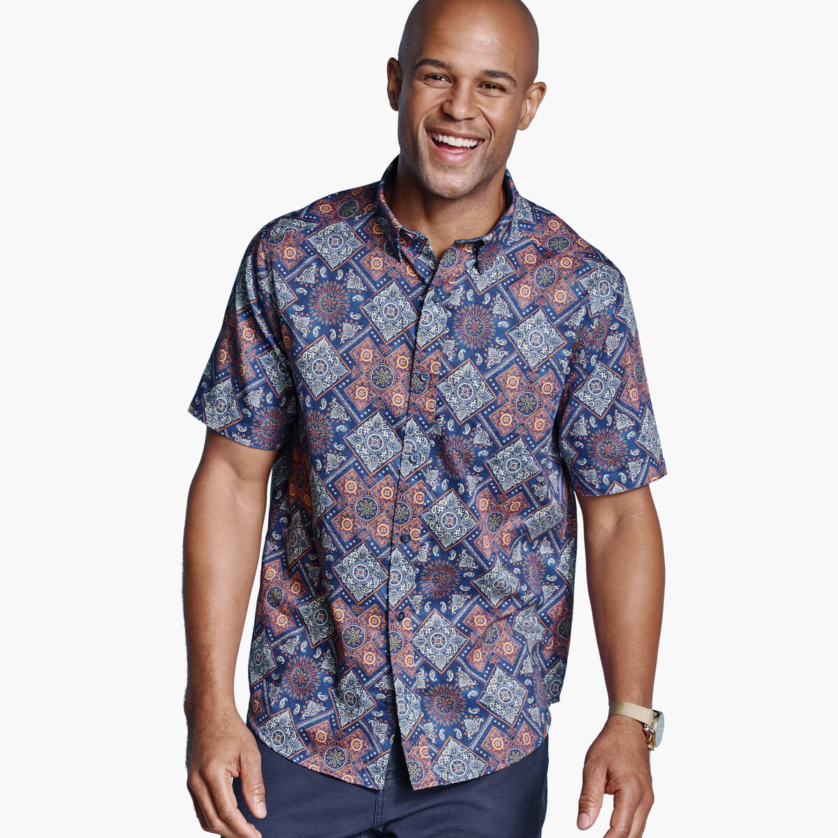 Logan Printed Short-Sleeve Shirt image number null