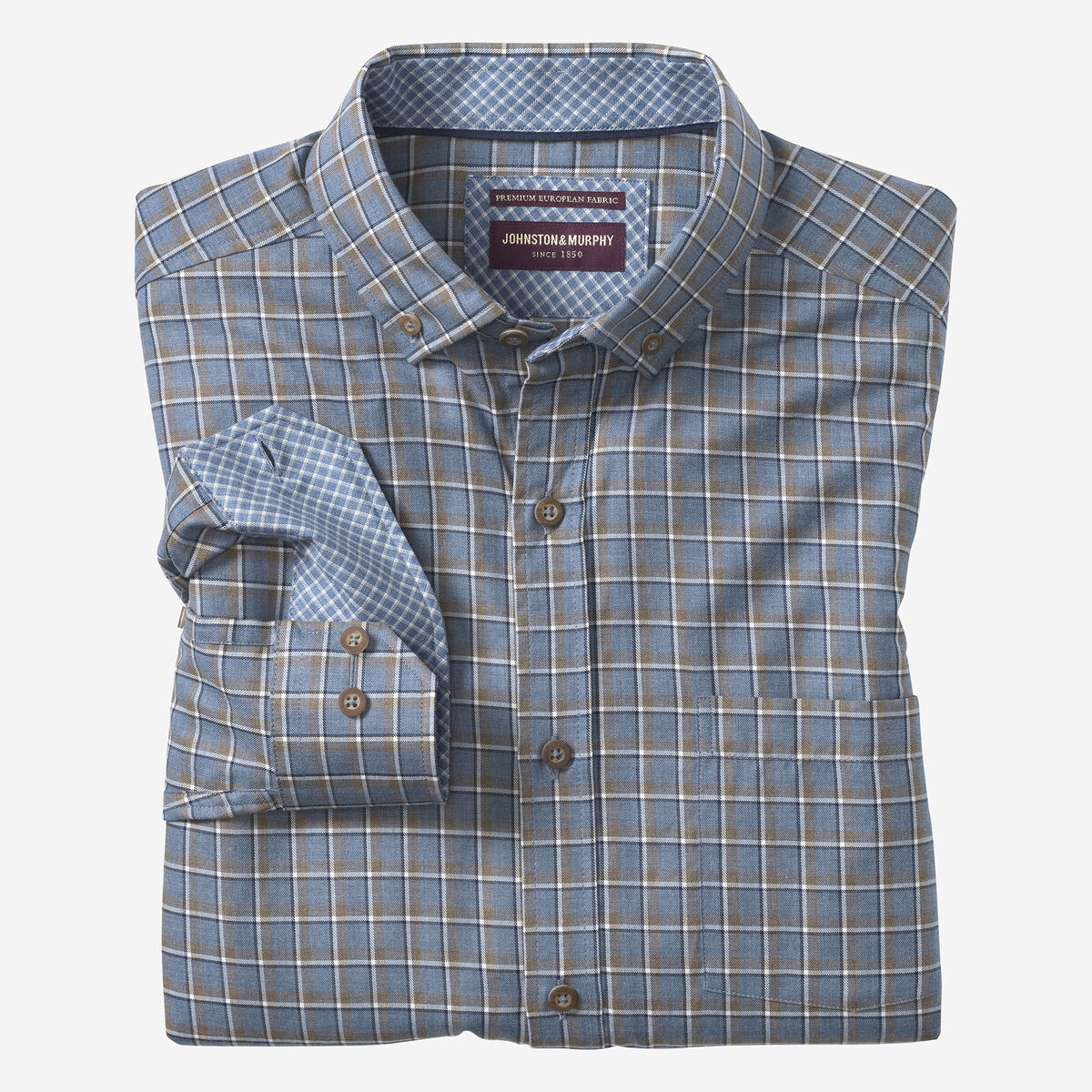 Heathered Woven Shirt image number null
