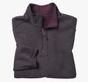 Reversible Solid Quarter-Zip image number null