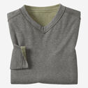 Icon Reversible V-Neck Pullover image number null