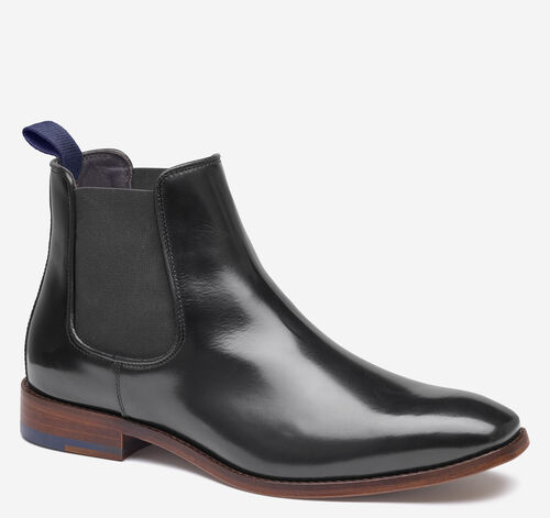 Arrister Chelsea Boot - Black Italian Full-Grain Leather