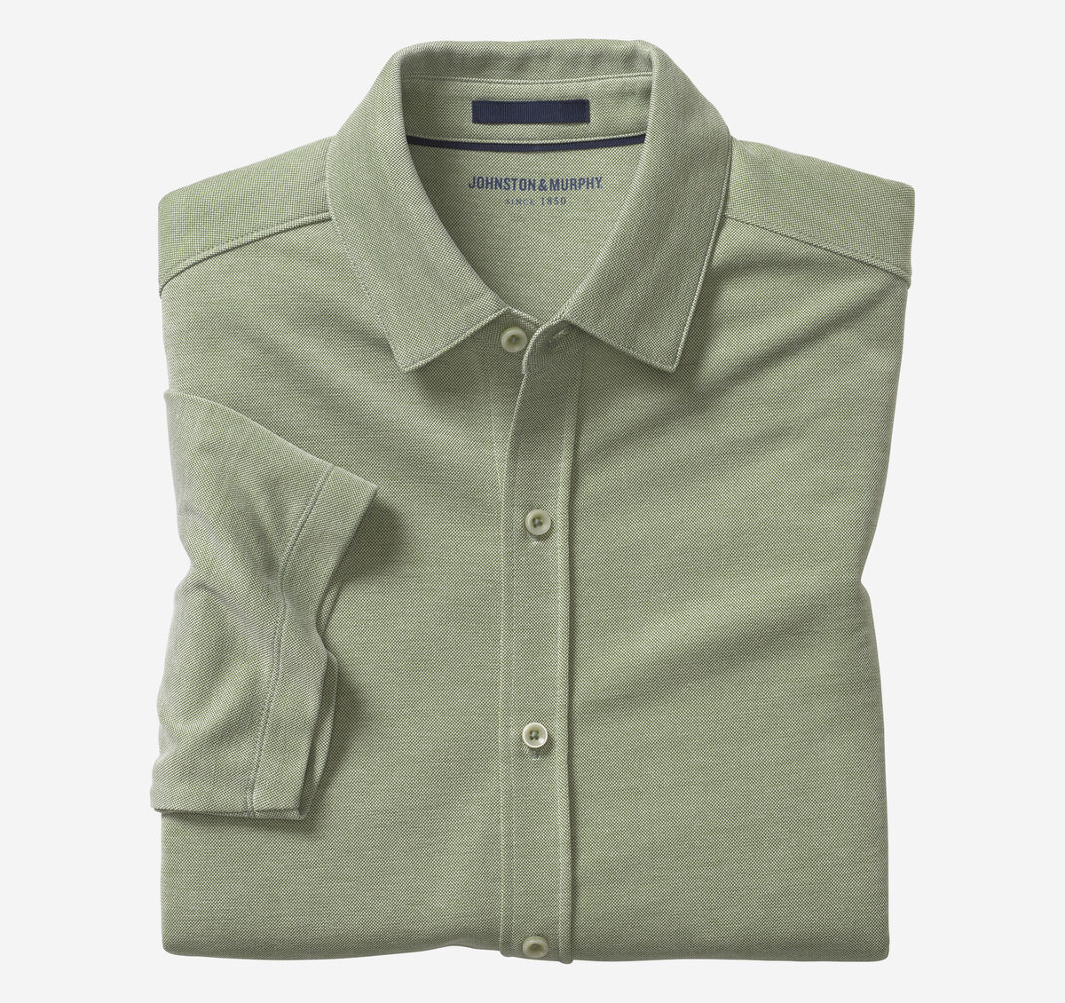 Vintage Birdseye Button-Front Shirt image number null