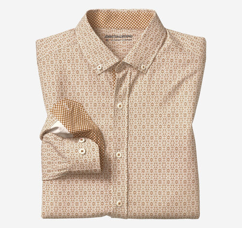 Game Day XC+&trade; Long-Sleeve Football Print Shirt - Rust