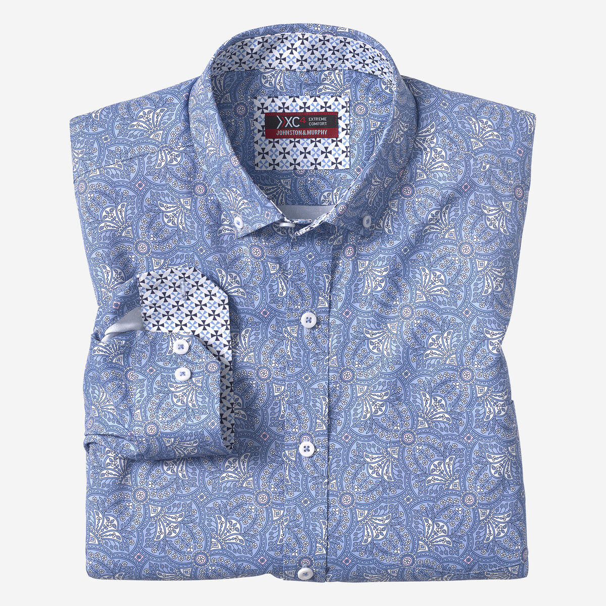 XC4&reg; Long-Sleeve Stretch-Woven Shirt image number null