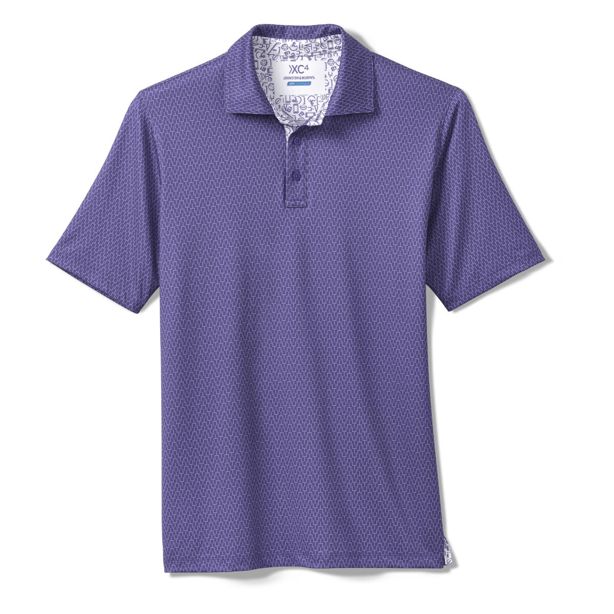 Game Day XC4® Goal Post Print Polo image number null