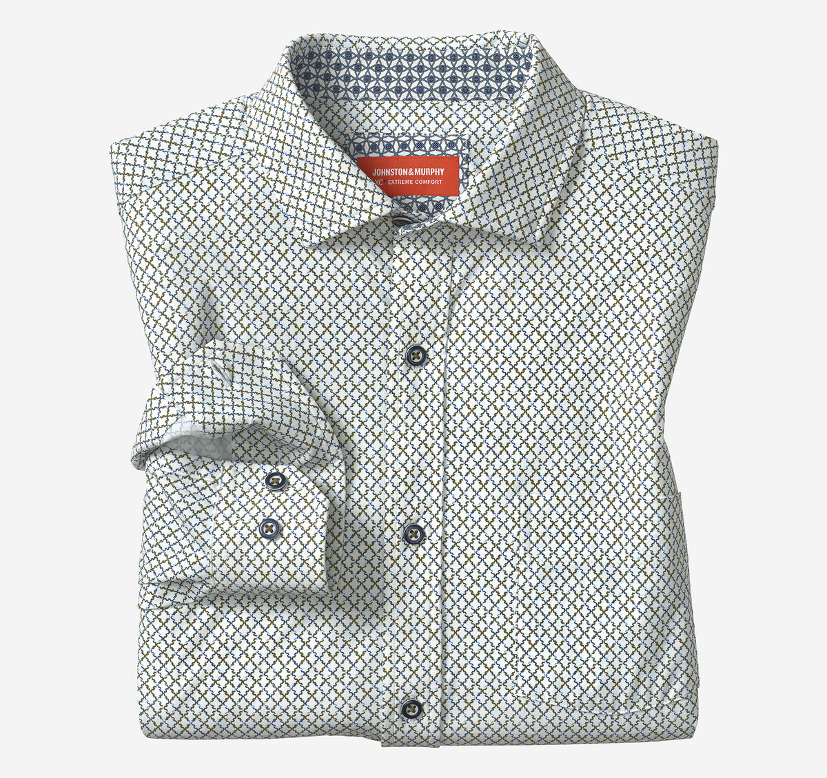 XC+&trade; Motion Long-Sleeve Print Knit Shirt image number null
