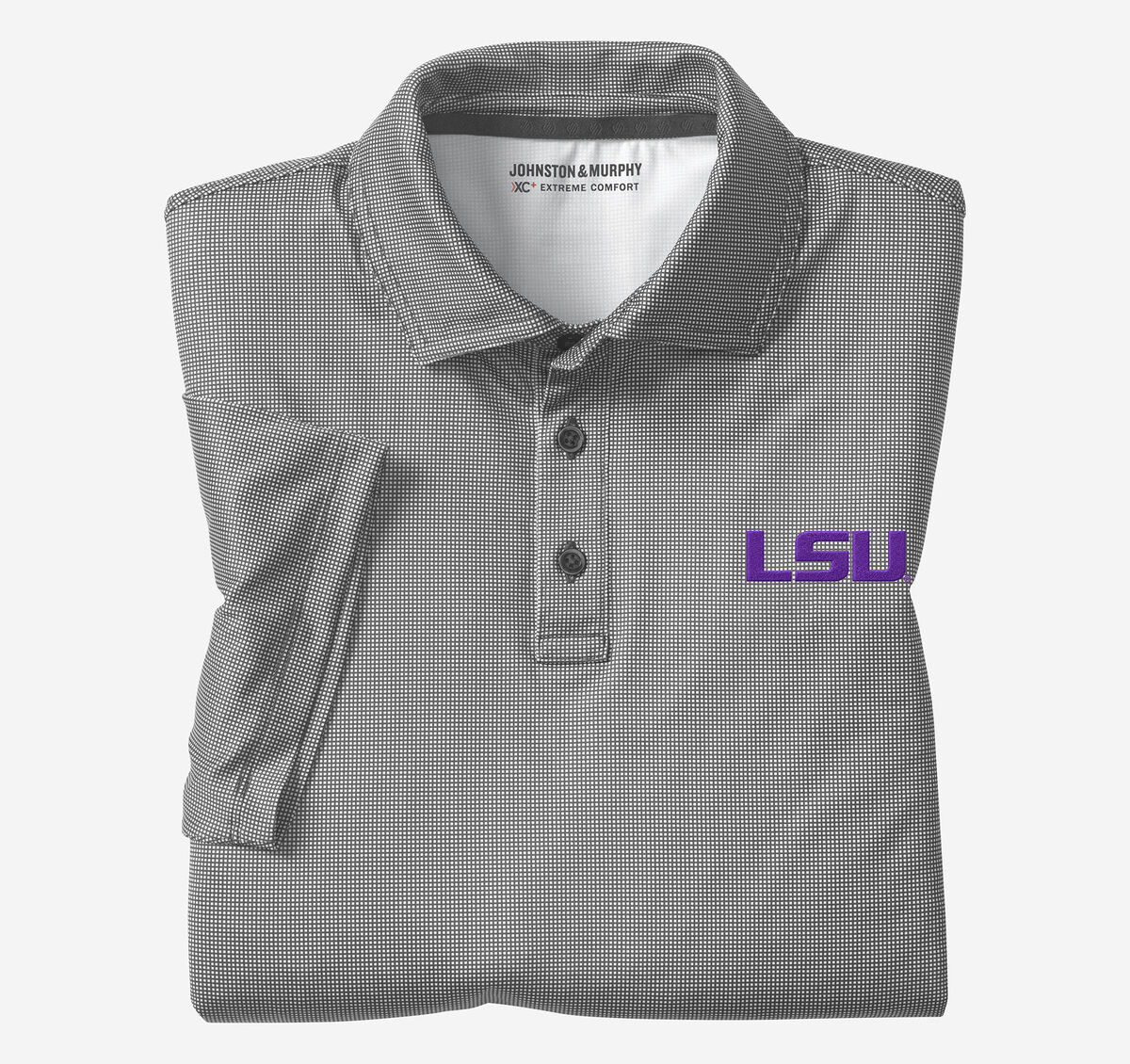 Collegiate XC+&trade; Gingham Polo image number null