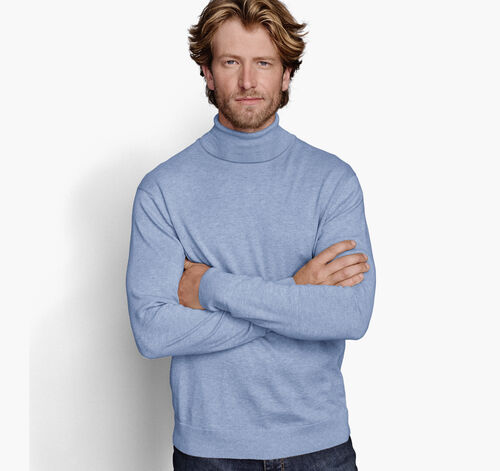 Turtleneck Sweater - Light Blue